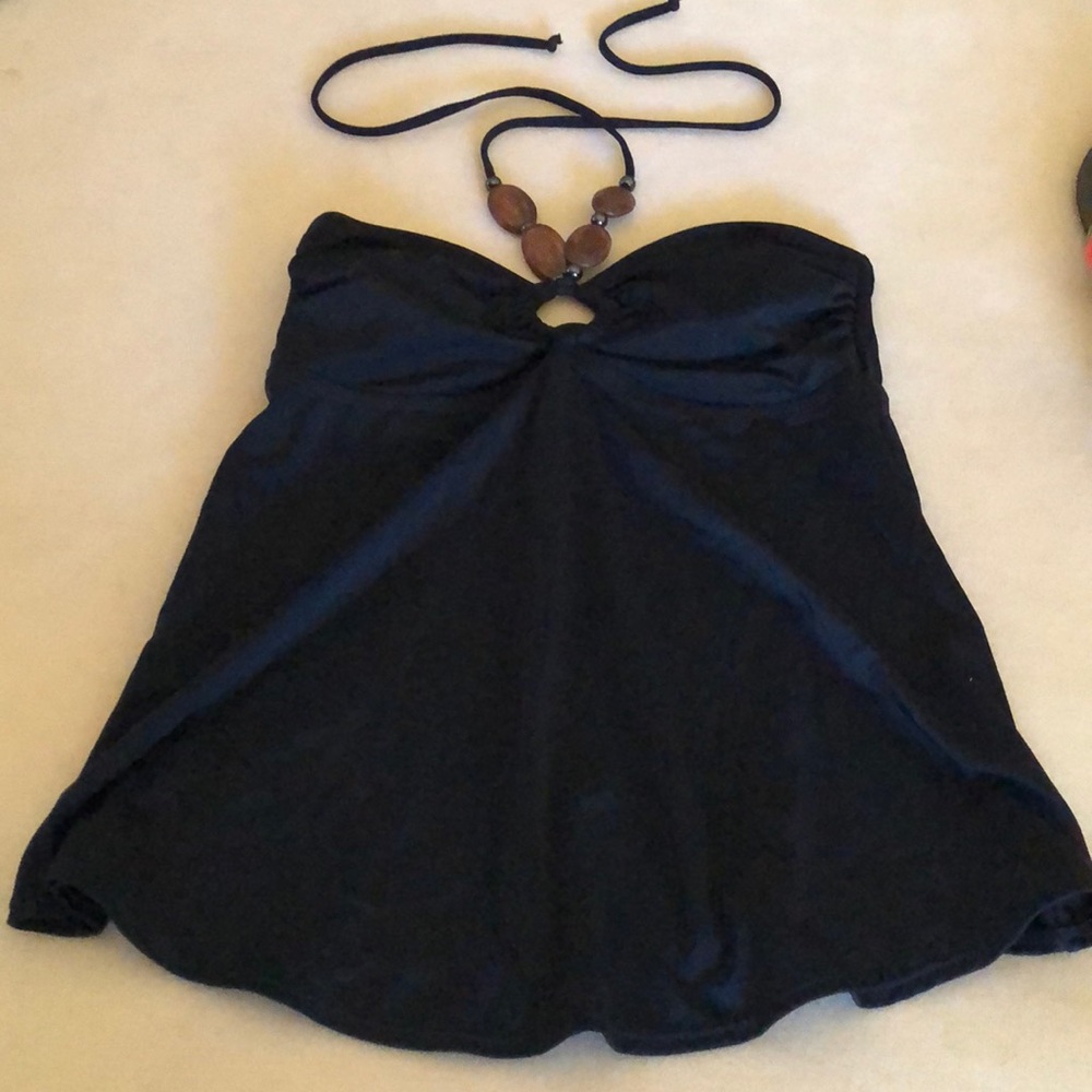 Black maternity swim top sz S
